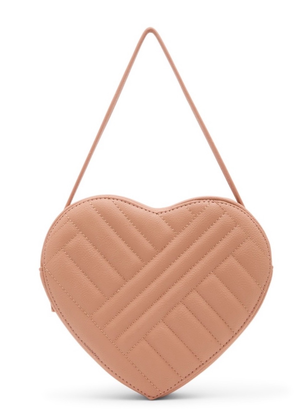 Betsey Johnson Pink Clay Heart-Shaped Crossbody Bag - Picture 5 of 11